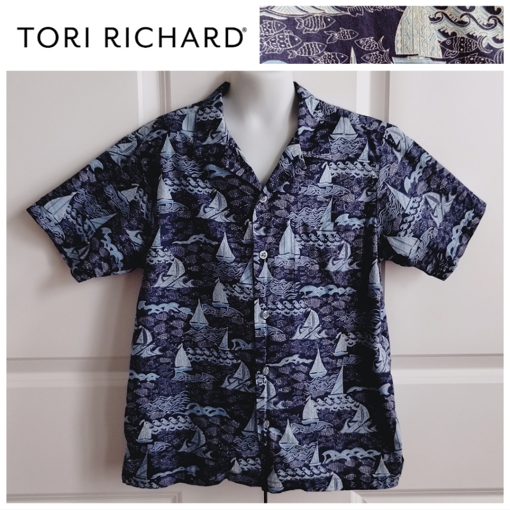 Tori Richard Hawaiian Button Down